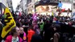 Nancy : Regroupement de plusieurs dizaines de manifestants d'extrême gauche et de gilets jaunes à l'angle des rues des ponts et saint-jean