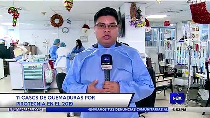 11 Casos de quemaduras por pirotecnia en el 2019 - Nex  Noticias