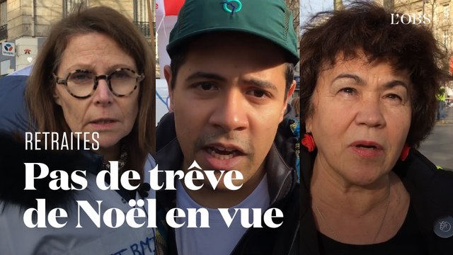 Ils sont contre la réforme des retraites et sont prêts à passer Noël dans la rue