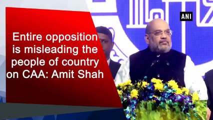 Amit Shah hits out at the Opposition and Delhi's AAP government