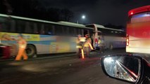 경부고속도로서 버스끼리 추돌...7명 부상 / YTN