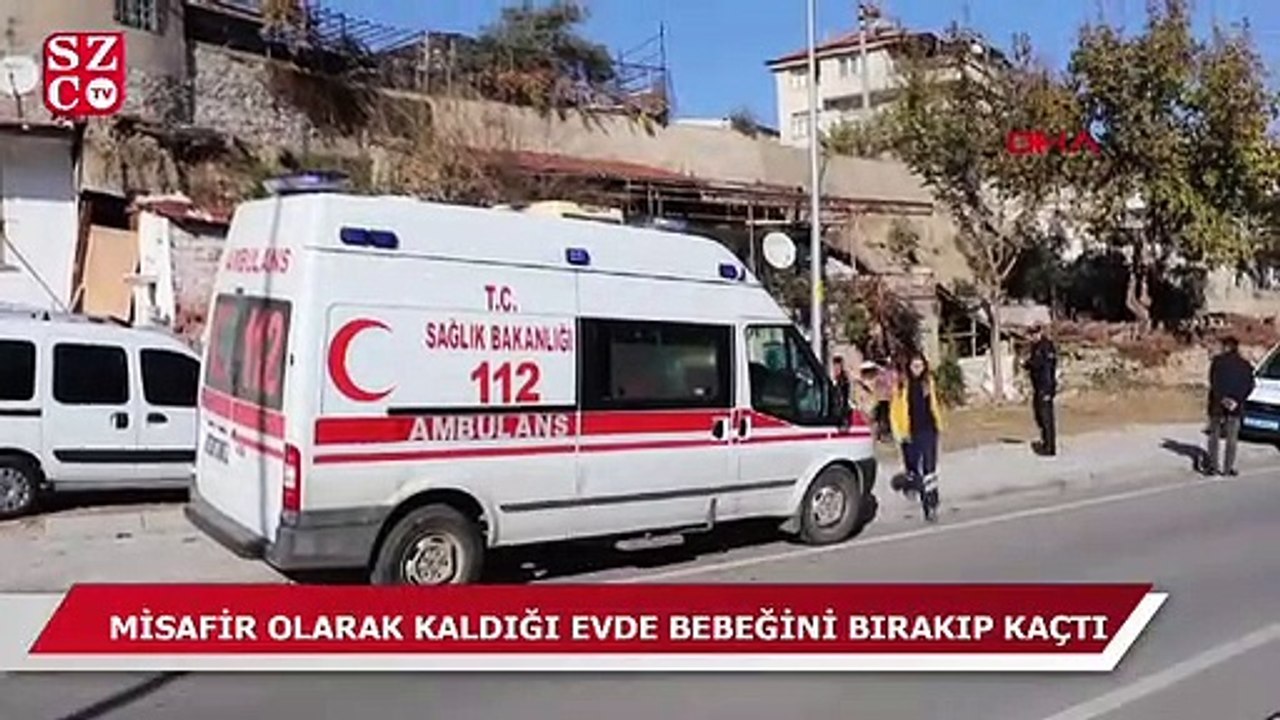 Bunu da gördük: Misafirliğe gittiği evde bebeğini bırakıp kaçtı