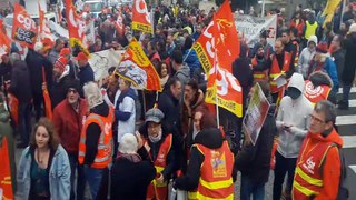 Manifestation contre la réforme des retraites au Puy-en-Velay