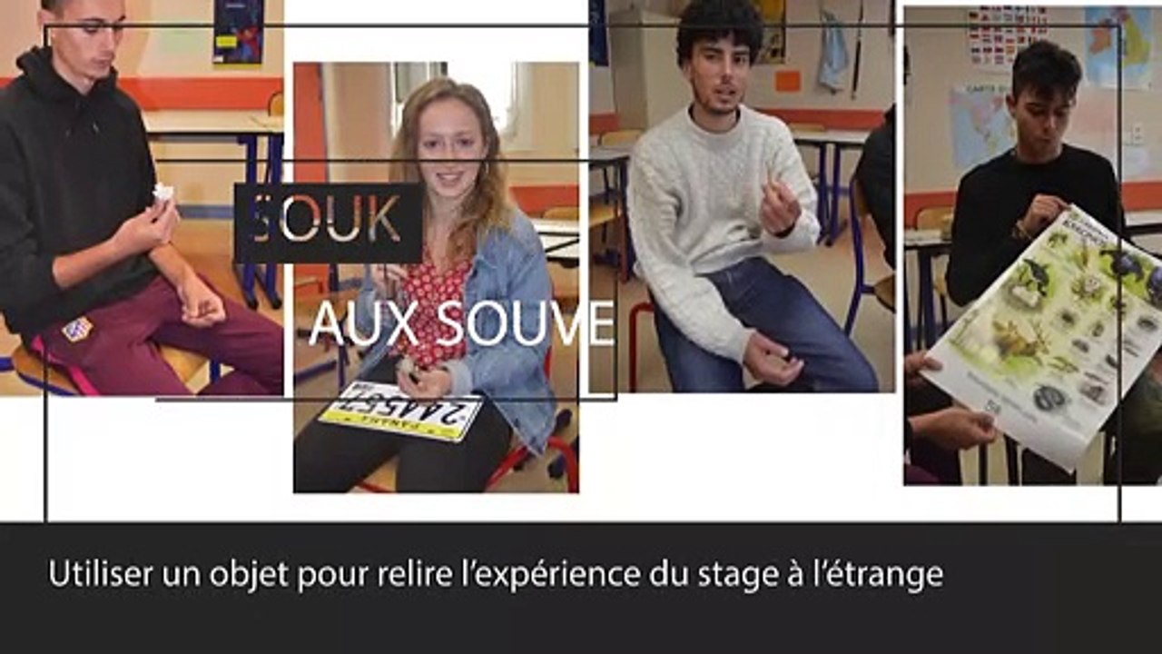 retour de stages à l'étranger lycée Jean Monnet Vic-en-Bigorre