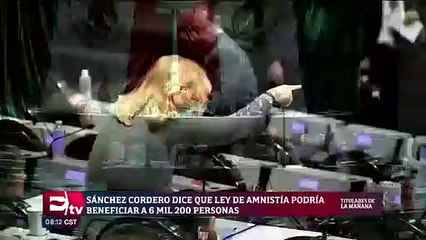 Seis mil personas se beneficiarían por Ley de Amnistía, augura Sánchez Cordero