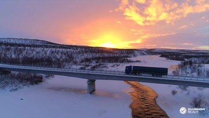 Why bridges freeze and become icy before roads