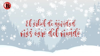 El árbol de navidad más caro del mundo