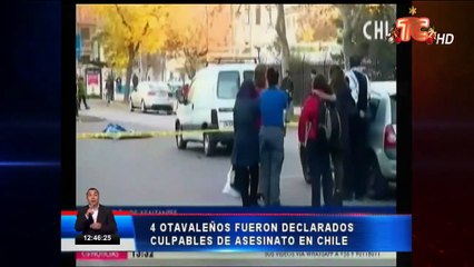 Cuatro otavaleños sentenciados por el asesinato a una mujer en Chile