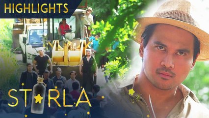 Dexter brings in his bulldozers to Barrio Maulap | Starla