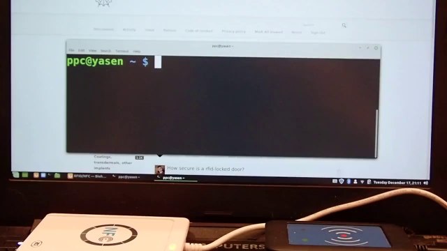 Linux PAM authentication with NFC and RFID implants