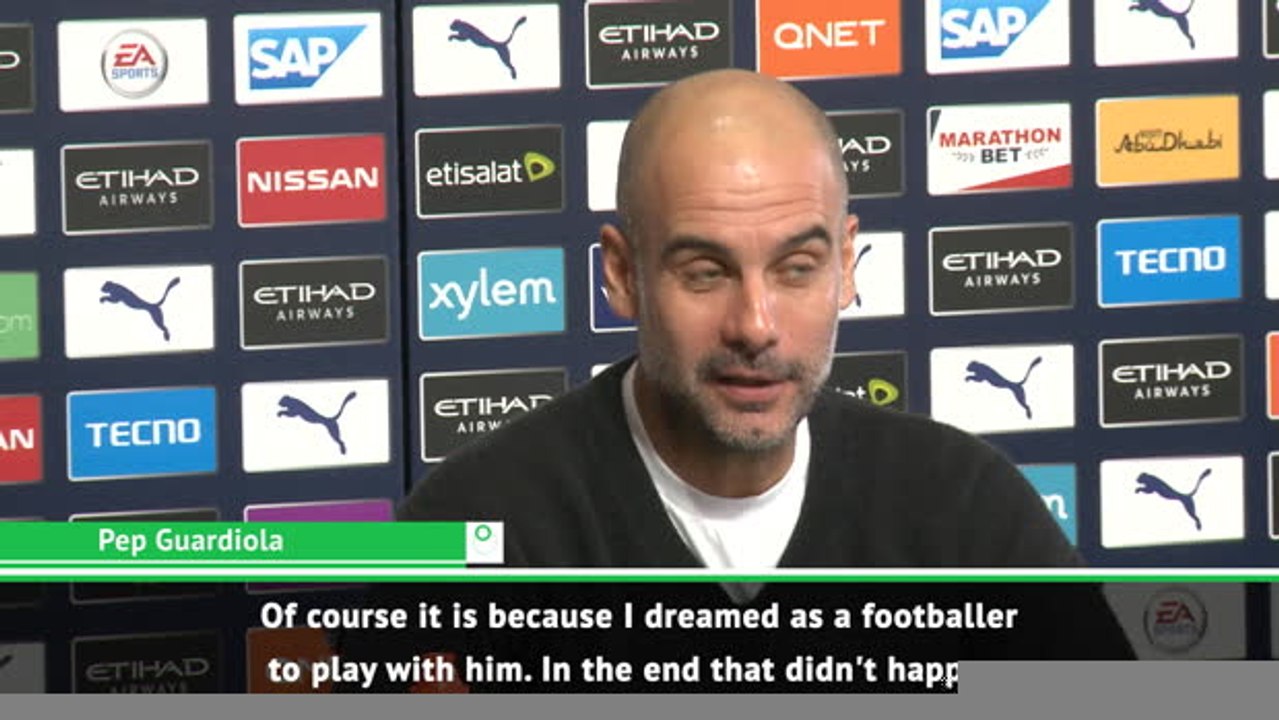 I dreamed of playing with Zidane - Guardiola