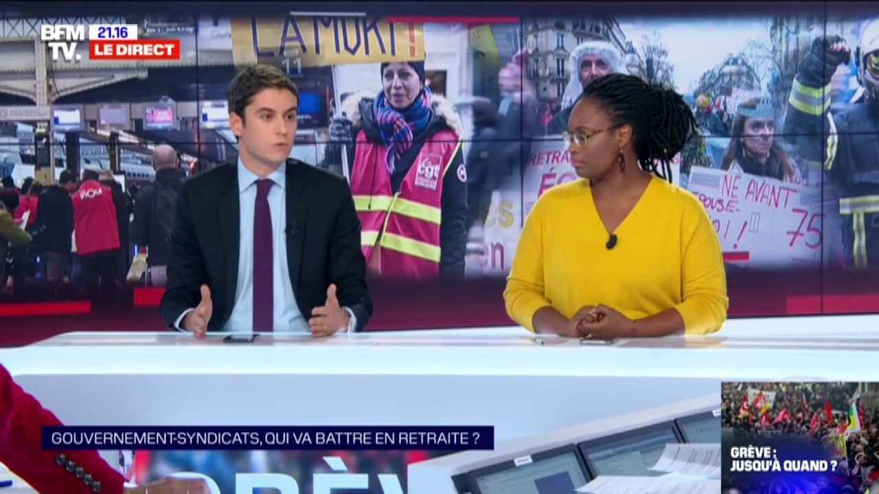 Gabriel Attal sur la grève des transports: "c'est inquiétant, il y a des dérives dans certains modes d'action des syndicats"