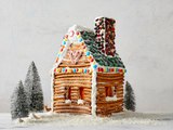Skip the Gingerbread House Kit, Make a Pretzel Rod Log Cabin Instead