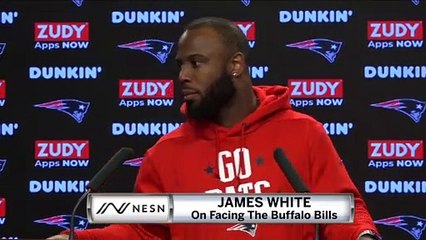 James White On Facing The Bills, Chance To Clinch AFC East