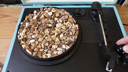 Musique Vinyle.. à base de graviers ! Rock'n Roll !