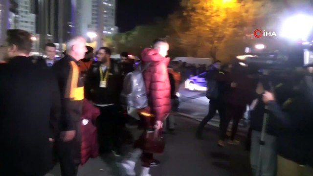 Tuzlaspor maçı sonrası Galatasaray staddan ayrıldı
