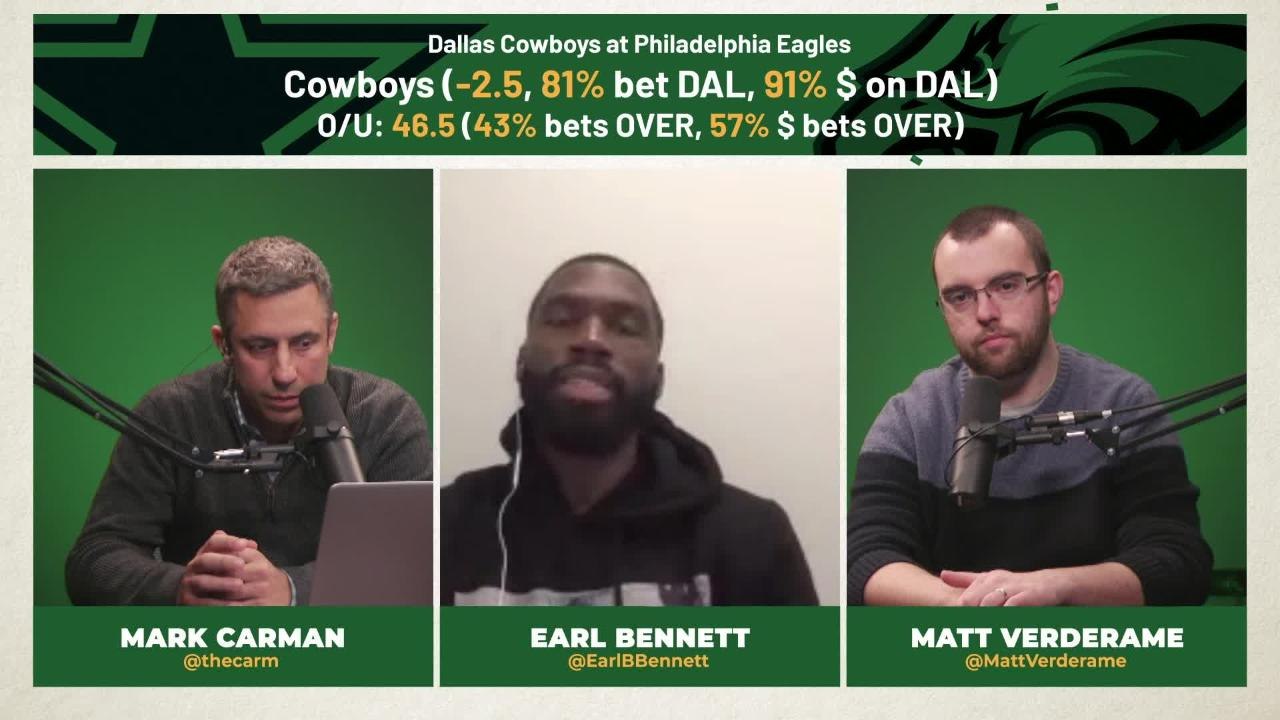 Place Your Bets: Cowboys v Eagles