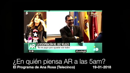 ¿De quién se acuerda y no para bien Ana Rosa cada día a las 5 de la mañana?