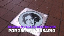Reabren casa de Beethoven por aniversario
