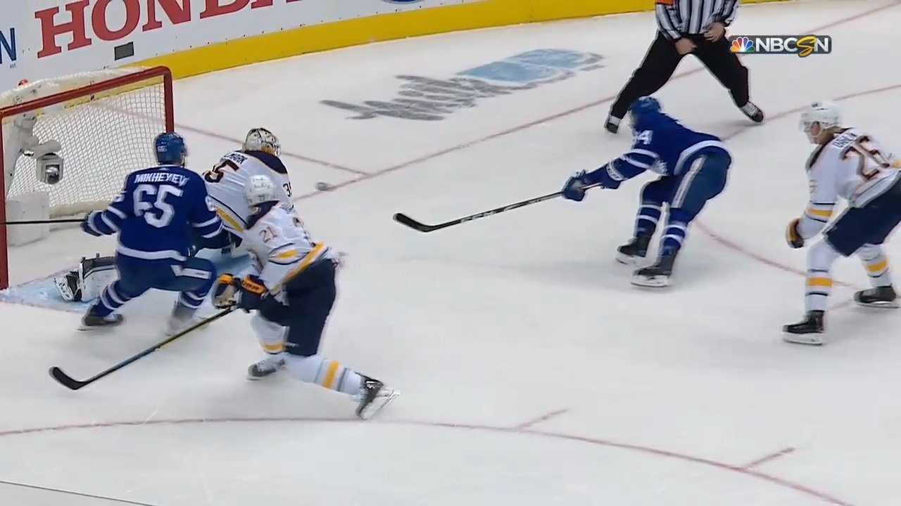 Linus Ullmark stymies Tyson Barrie
