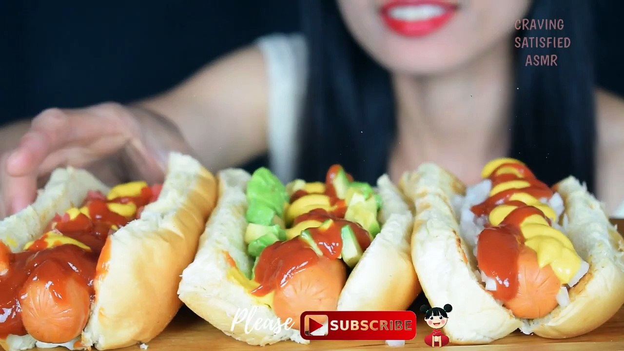 ASMR _ Hotdogs _ Soft Eating Sounds _ Craving Satisfied