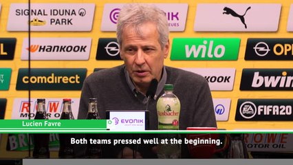 Difficult for Dortmund to accept Leipzig draw - Favre