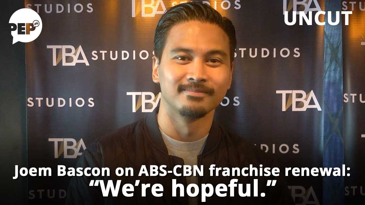 Joem Bascon, on ABS-CBN franchise renewal issue: "We're taking it calmly." | PEP Uncut