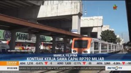 Kereta Buatan INKA Resmi Beroperasi di Filipina