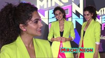 Beautiful Taapsee Pannu @ the 5th Edition Of Mirchi Neon Run Announcement
