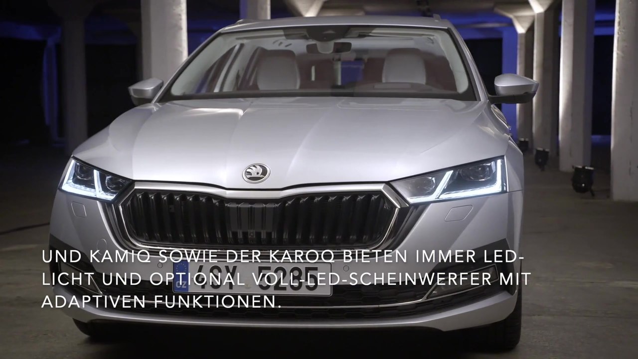 Innovative Lichttechnologie für maximale Sicherheit - SKODA setzt auf LED-Scheinwerfer