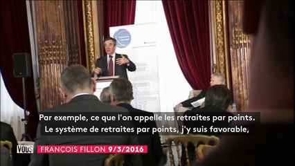 "Ça permet de diminuer le niveau des pensions" : quand François Fillon expliquait le système de retraite à points