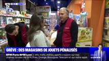 À l'approche de Noël, les magasins de jouets sont pénalisés par la grève