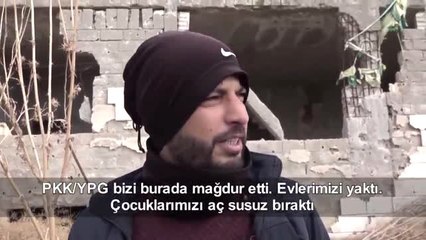 PKK/YPG'nin mağdur ettiği Suriyeli Kürtlerden "Türk askeri yanımızda" mesajı