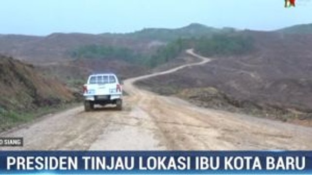Jalan Menuju Lokasi Ibu Kota Baru Licin Usai Diguyur Hujan