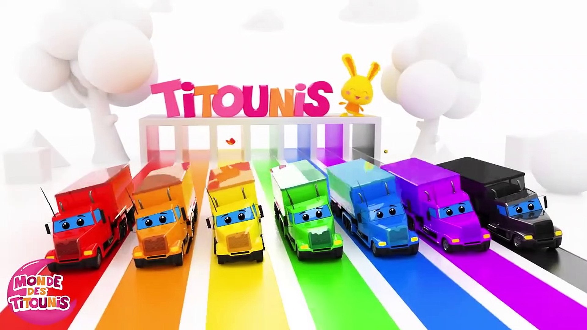 Les couleurs des Camions - Titounis - Dailymotion Video