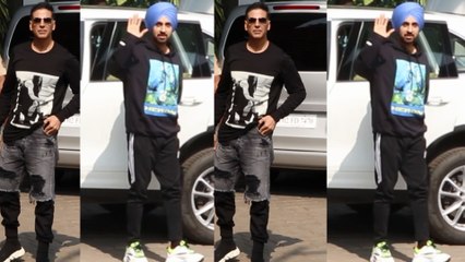 Akshay Kumar and Diljit Dosanj fly to Delhi to Promote Good Newwz