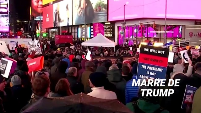 Les pro-destitution de Trump ont envahi les rues avant un vote clé