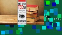 About For Books  How to Deliver a Ted Talk: Secrets of the World's Most Inspiring Presentations,