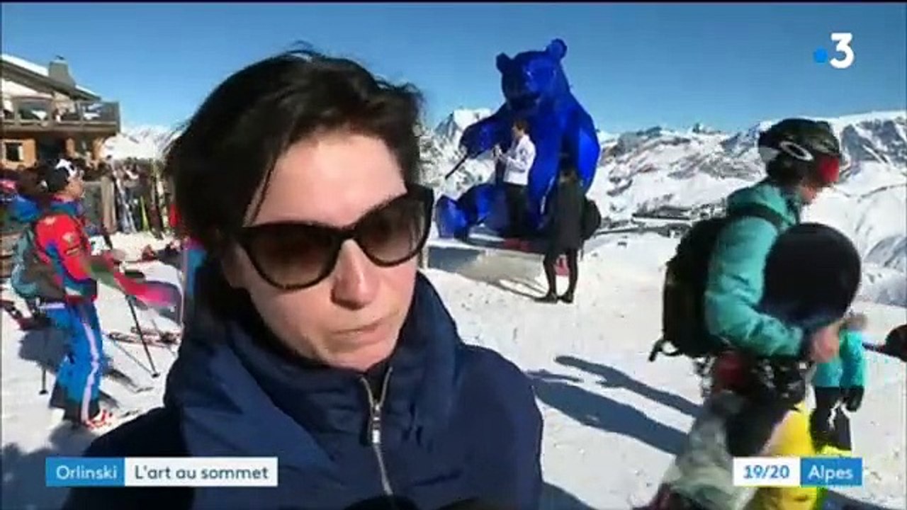 Richard Orlinski à Courchevel - YouTube
