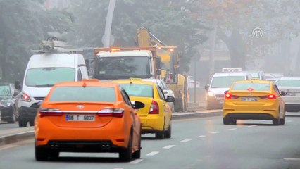 Ankara'da yoğun sis etkili oldu (1)
