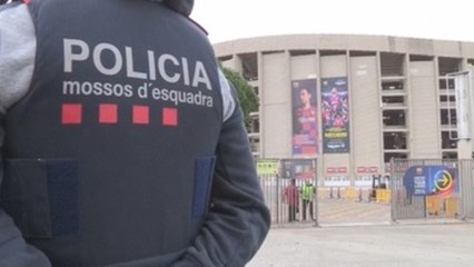 Amplio dispositivo ante el clásico Barça-Real Madrid en el Camp Nou