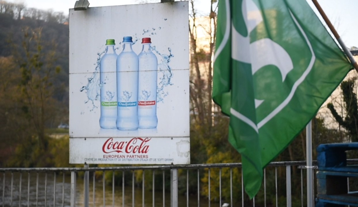 Chaudfontaine : Action des syndicats chez Coca-Cola