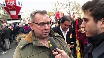 Réforme des retraites : des manifestants très déterminés et prêts à ne pas faire de trêve pour Noël