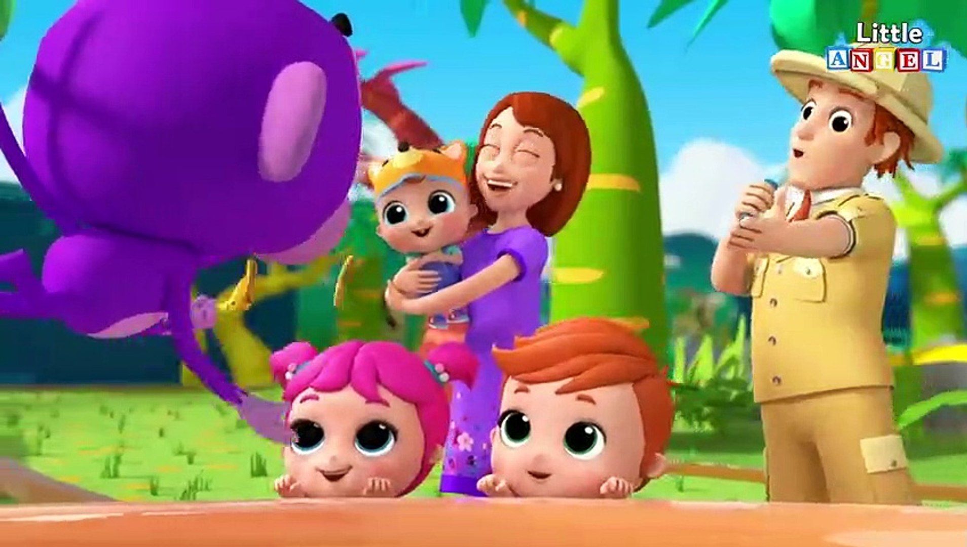J Apprends Les Animaux Comptines Pour Bebe Little Angel Francais Dailymotion Video