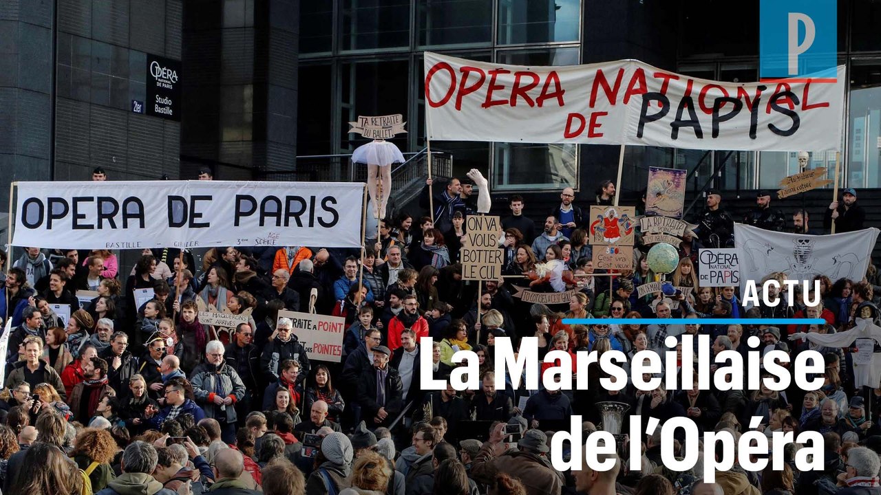 Réforme des retraites : concert surprise de l'Opéra de Paris avant la manifestation