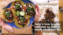New Year's Eve Snack Prep: Midnight Slow Cooker Carnitas Tacos