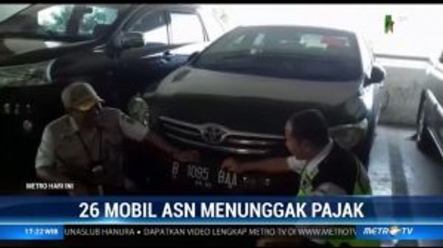 26 Mobil ASN Pemkot Jakut Menunggak Pajak