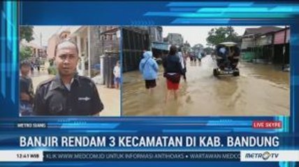Tiga Kecamatan di Kabupaten Bandung Terendam Banjir