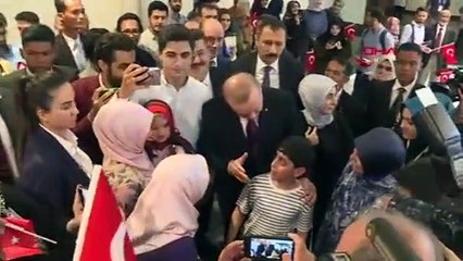 Erdoğan Malezya'da böyle karşılandı