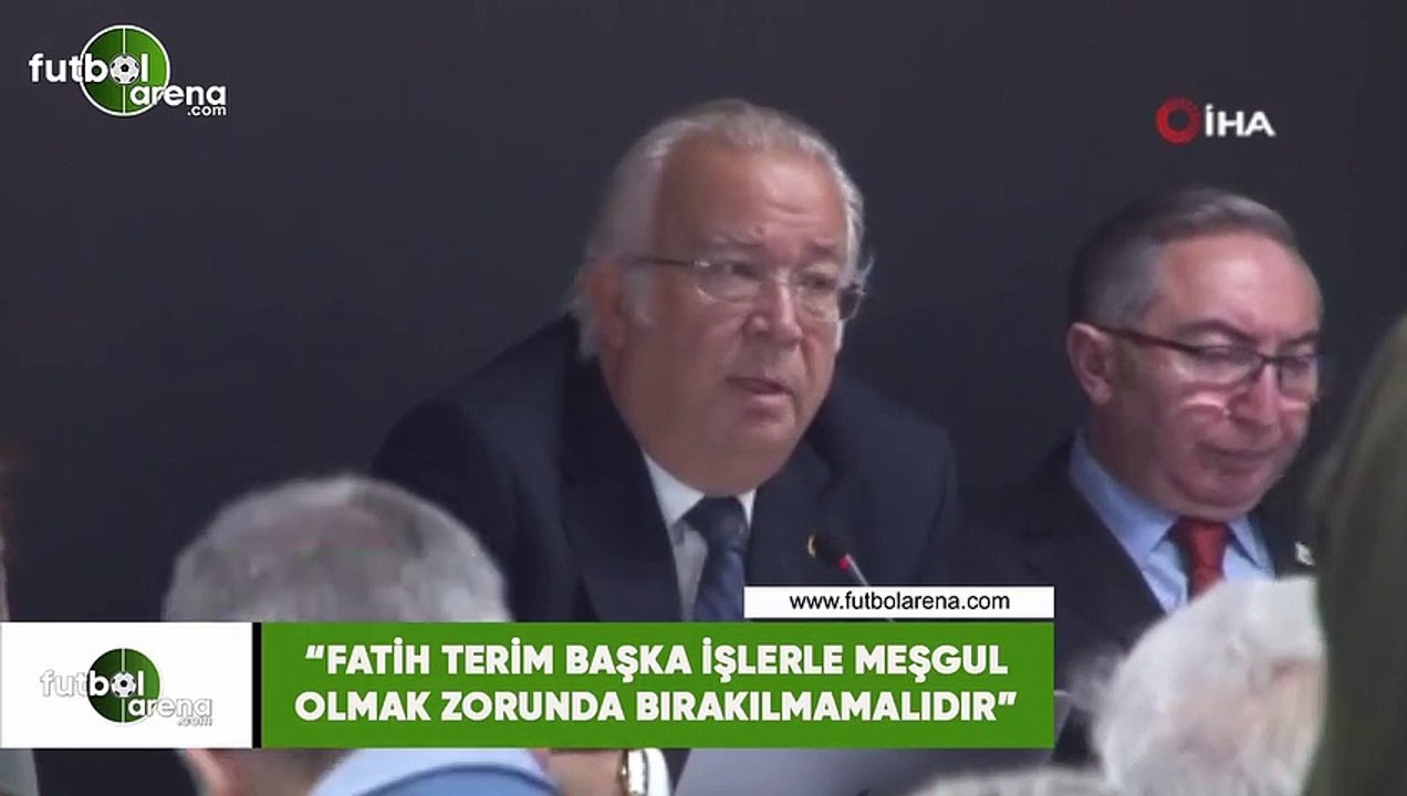 Eşref Hamamcıoğlu: "Fatih Terim başka işlerle meşgul olmak zorunda bırakılmamalıdır"